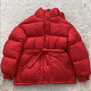 Perfect Moment Oversized Red Parka Medium